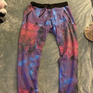 Galaxy themed sweatpants